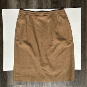 Vintage Pendleton Camel Wool Skirt